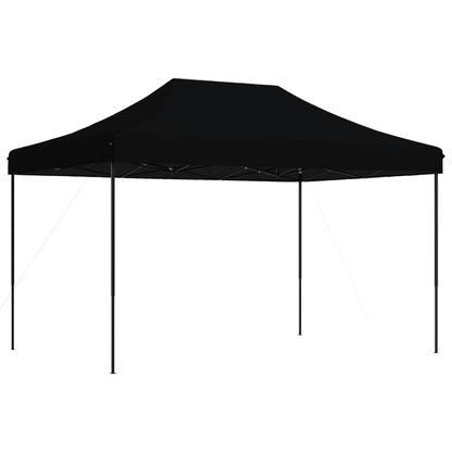 Partytent inklapbaar pop-up 410x279x315 cm zwart