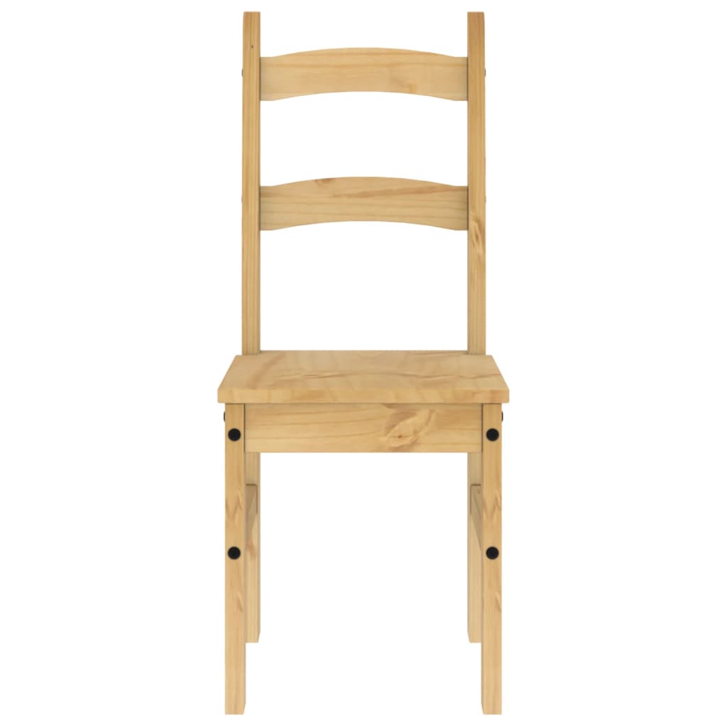 Eetkamerstoelen 2 st 40x46x99 cm massief grenenhout