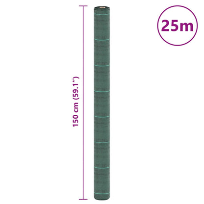 Worteldoek 1,5x25 m polypropeen groen