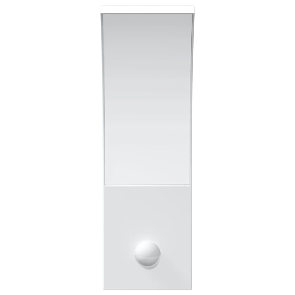 Buitenwandlamp LED met sensors gegoten aluminium wit