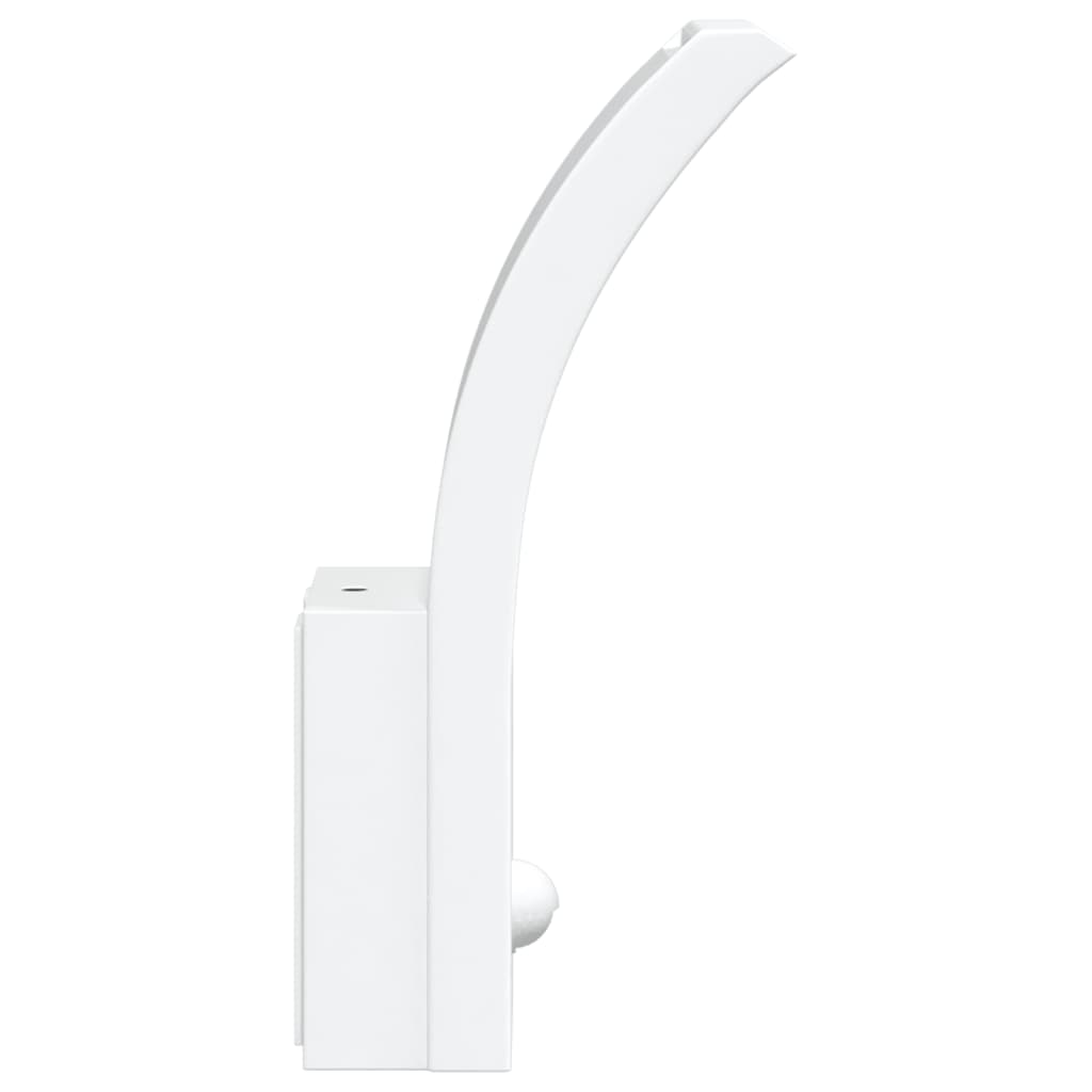 Buitenwandlamp LED met sensors gegoten aluminium wit