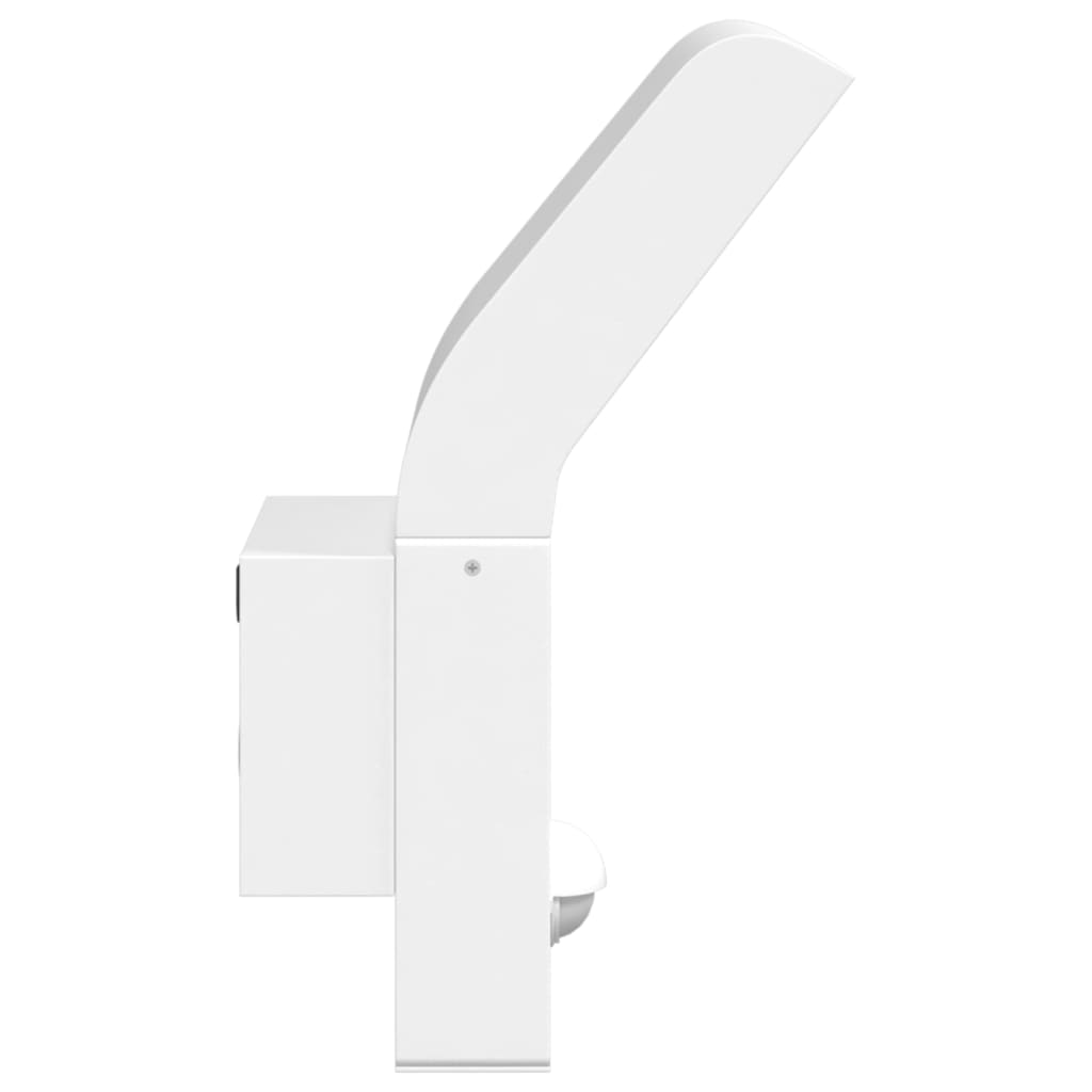 Buitenwandlamp LED met sensors gegoten aluminium wit