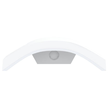 Buitenwandlamp LED met sensors gegoten aluminium wit