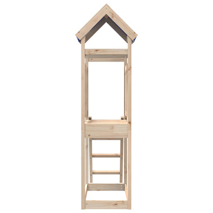 Speeltoren met ladder 110,5x52,5x215 cm massief grenenhout