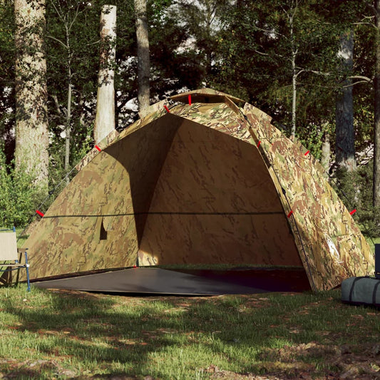 vidaXL Tent 4-persoons snelontgrendeling camouflage