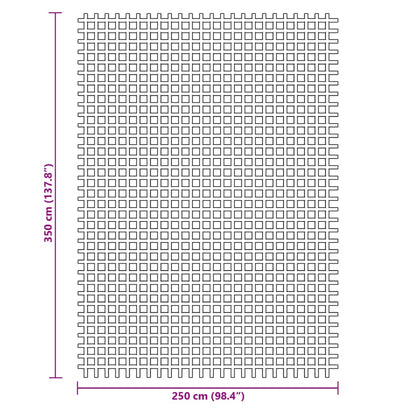 Kampeerkleed 3,5x2,5 m antracietkleurig