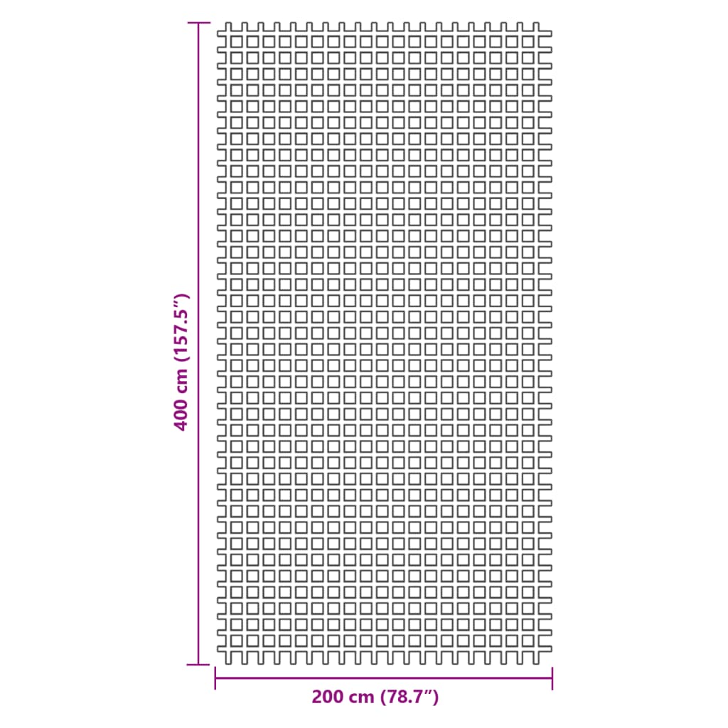 Kampeerkleed 4x2 m groen