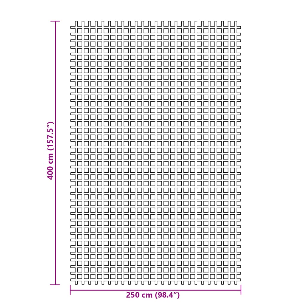 Kampeerkleed 4x2,5 m groen