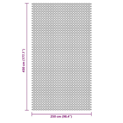 Kampeerkleed 4,5x2,5 m groen