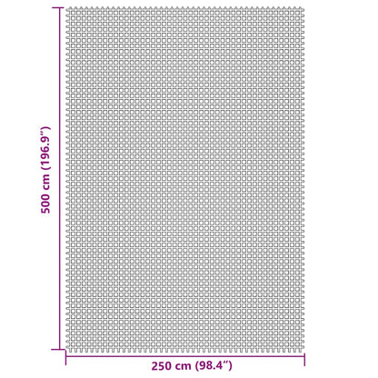 Kampeerkleed 5x2,5 m crèmekleurig