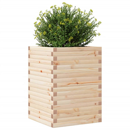 Plantenbak 50x50x68,5 cm massief grenenhout