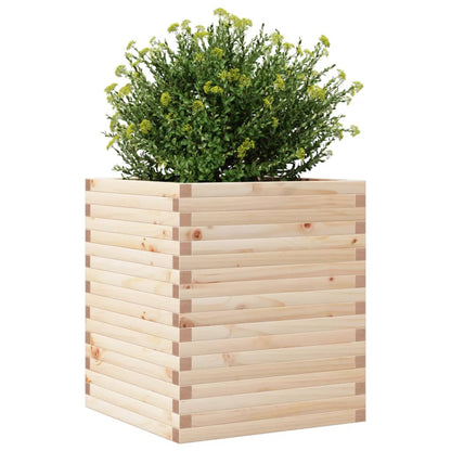 Plantenbak 60x60x68,5 cm massief grenenhout