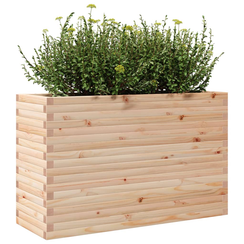 Plantenbak 110x40x68,5 cm massief grenenhout