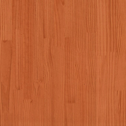 Plantenbak 110x60x49,5 cm massief grenenhout wasbruin