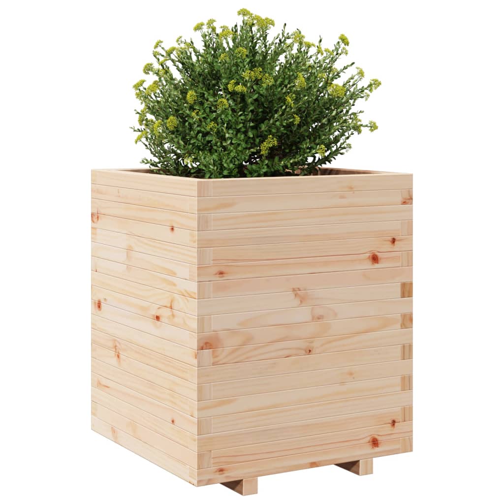 Plantenbak 60x60x72,5 cm massief grenenhout