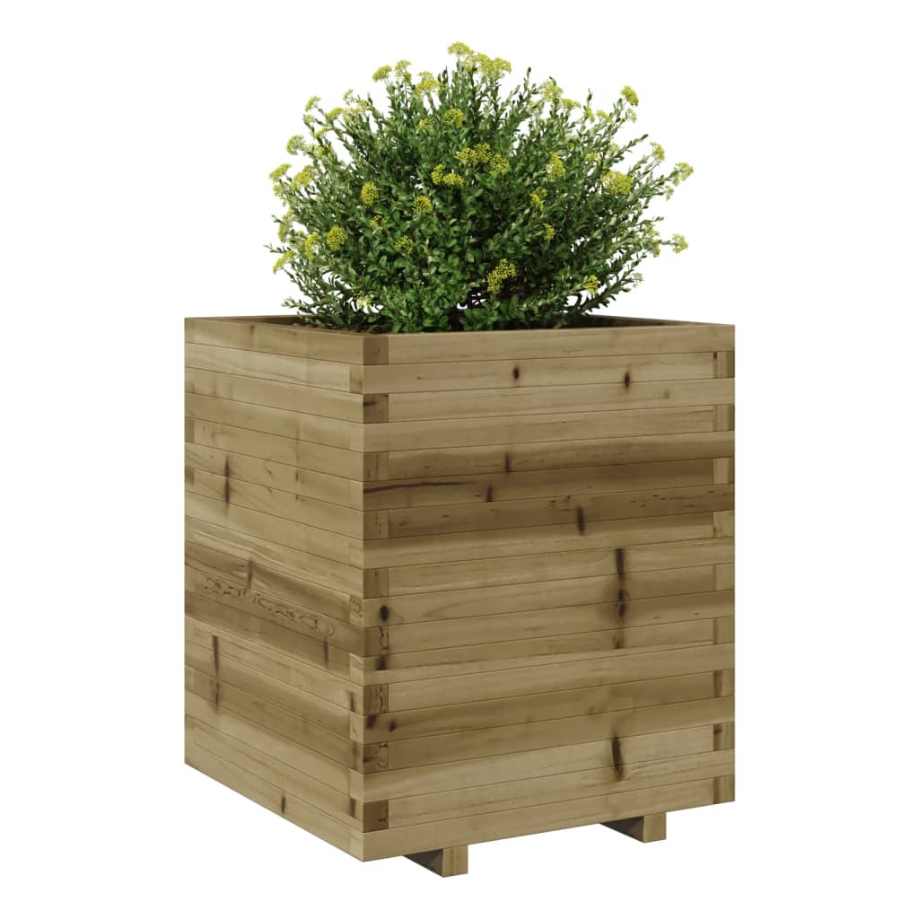 Plantenbak 60x60x72,5 cm geïmpregneerd grenenhout