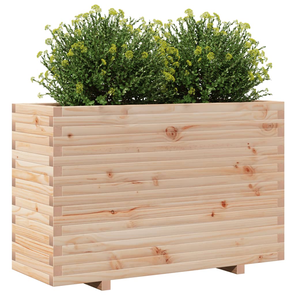 Plantenbak 110x40x72,5 cm massief grenenhout