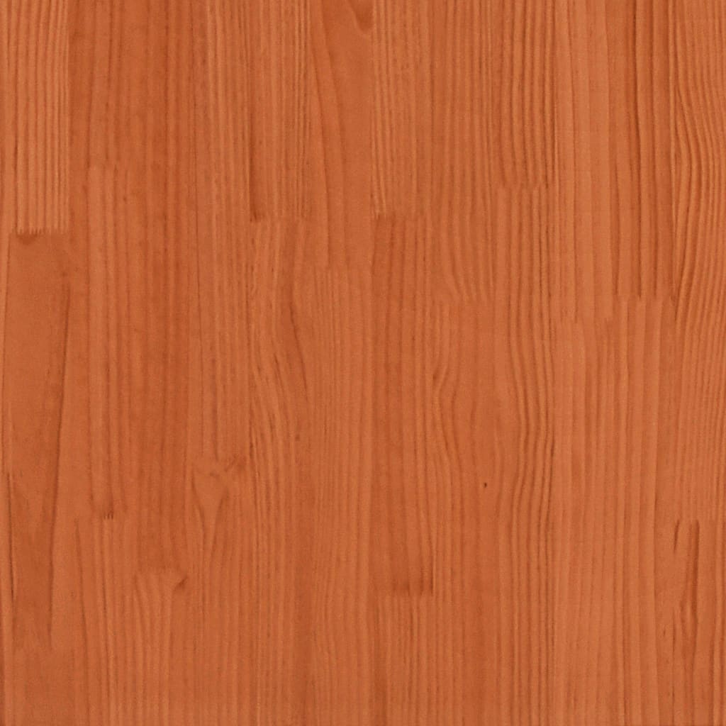 Plantenbak 110x40x72,5 cm massief grenenhout wasbruin