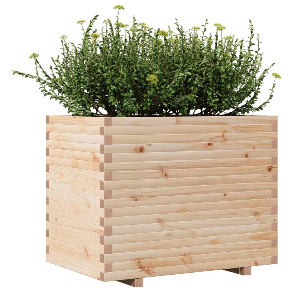 Plantenbak 90x60x72,5 cm massief grenenhout