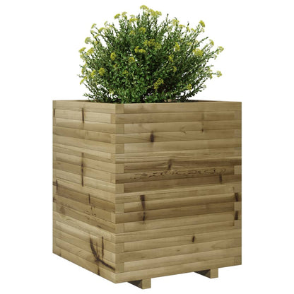 Plantenbak 60x60x72 cm geïmpregneerd grenenhout
