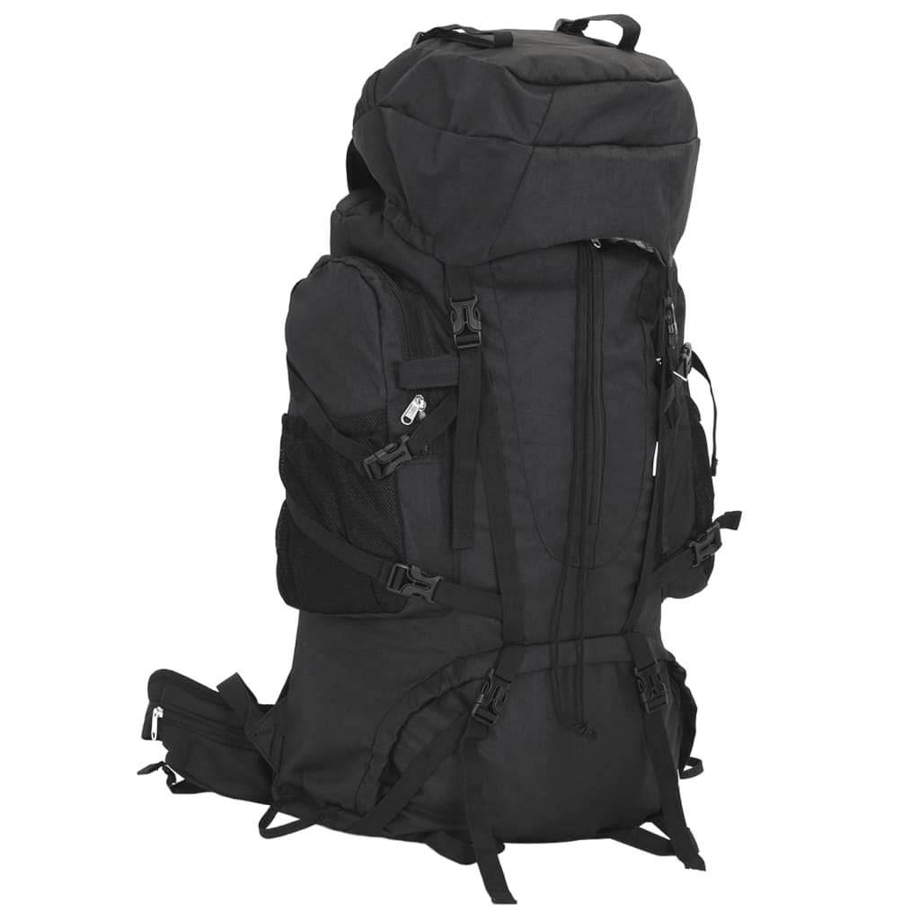 Wandelrugzak 100 L oxford stof zwart