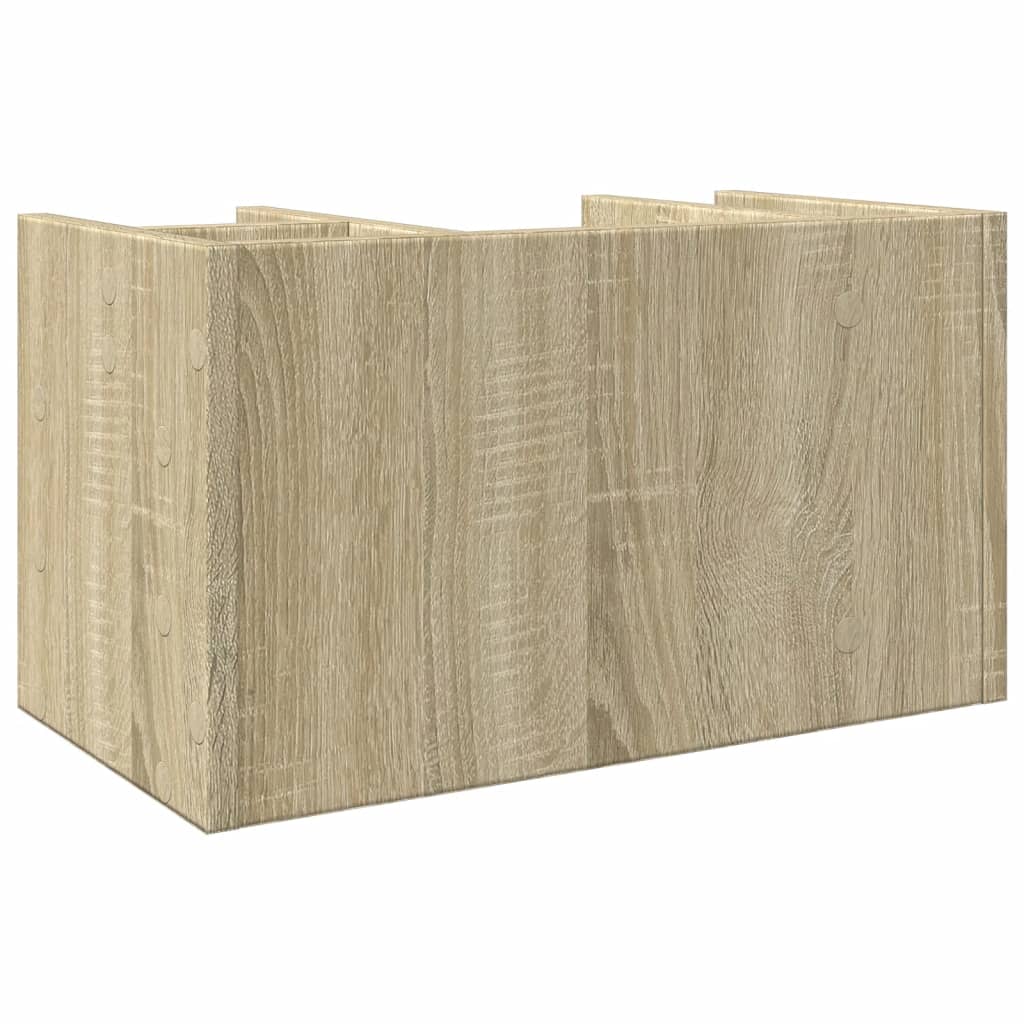 Bureau organiser 44,5x24x25 cm bewerkt hout sonoma eikenkleurig