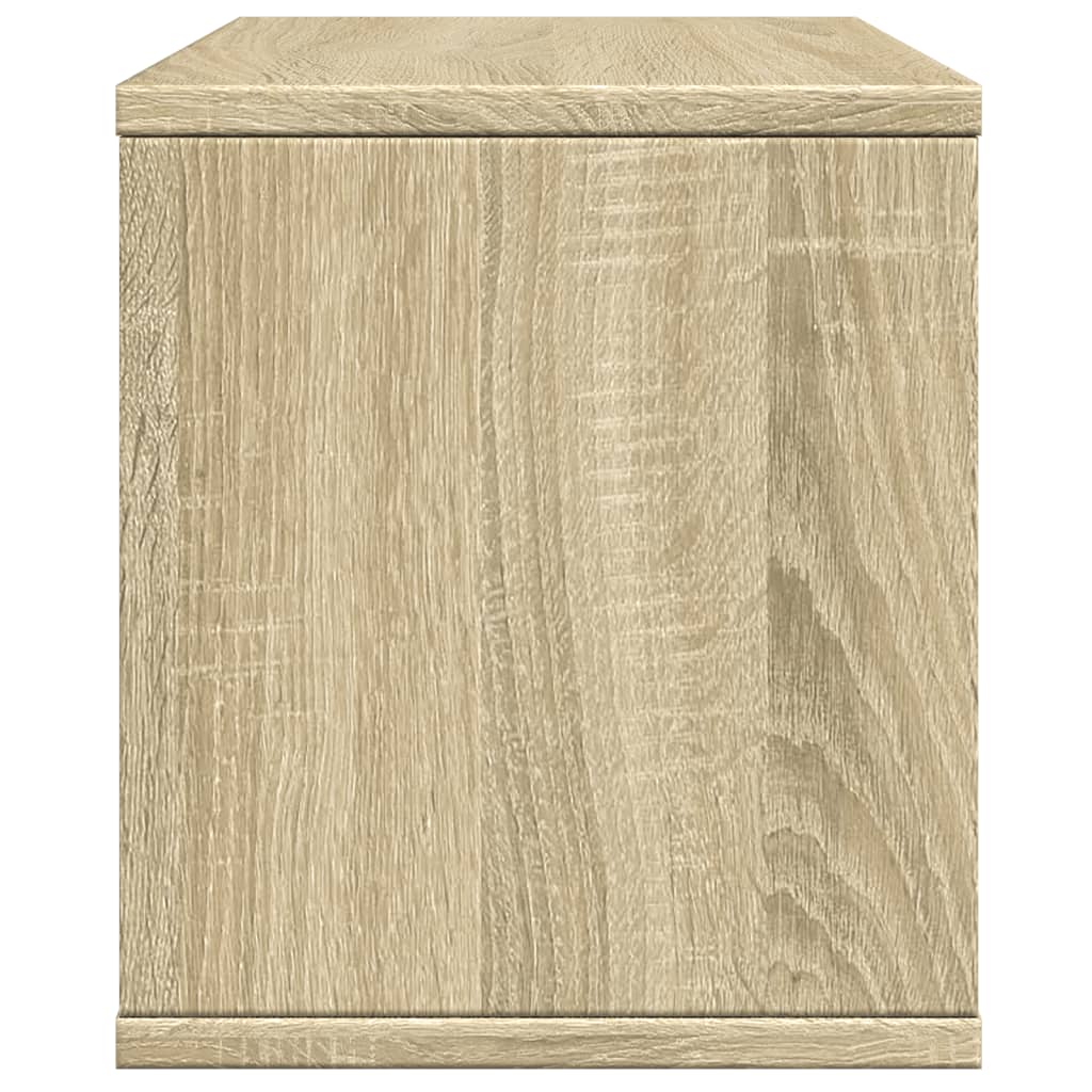 Bureau organiser 36x26x29,5 cm bewerkt hout sonoma eikenkleurig