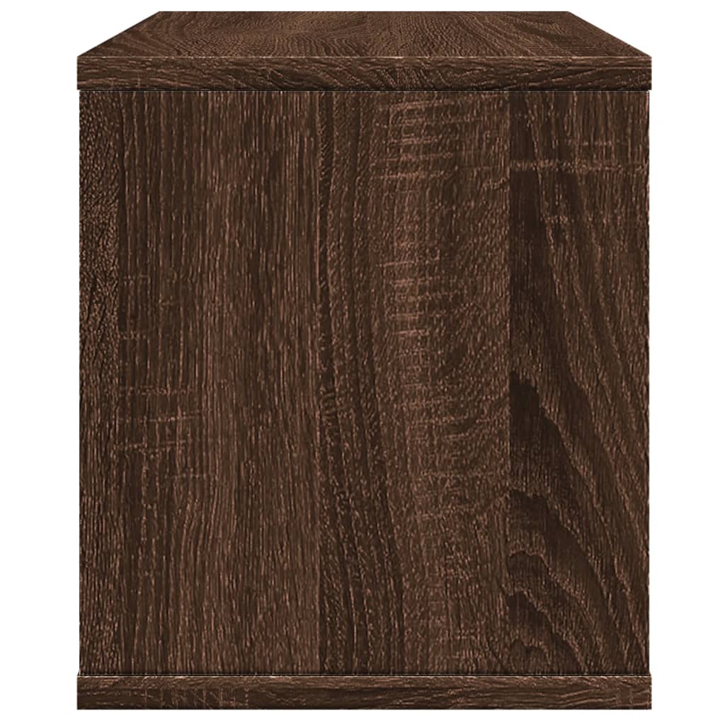 Bureau organiser 36x26x29,5 cm bewerkt hout bruin eikenkleurig