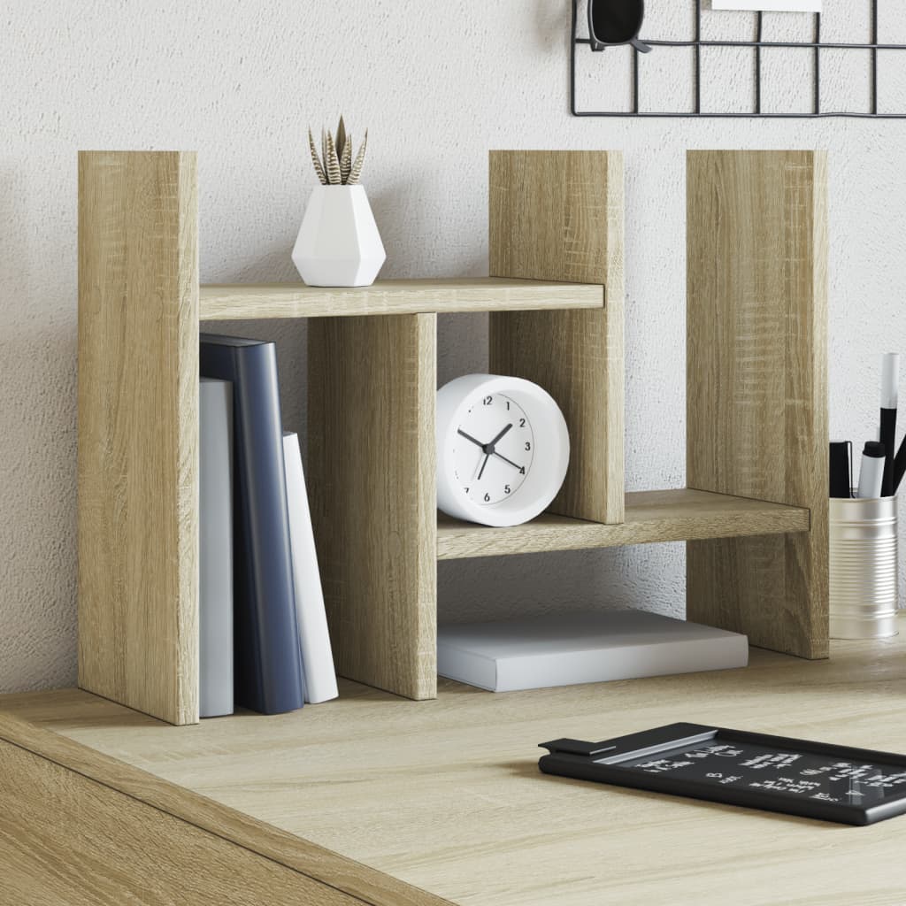 Bureau organiser 34,5x15,5x35,5 cm hout sonoma eikenkleurig