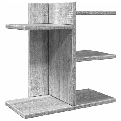 Bureau organiser 42x21,5x42 cm bewerkt hout grijs sonoma eiken