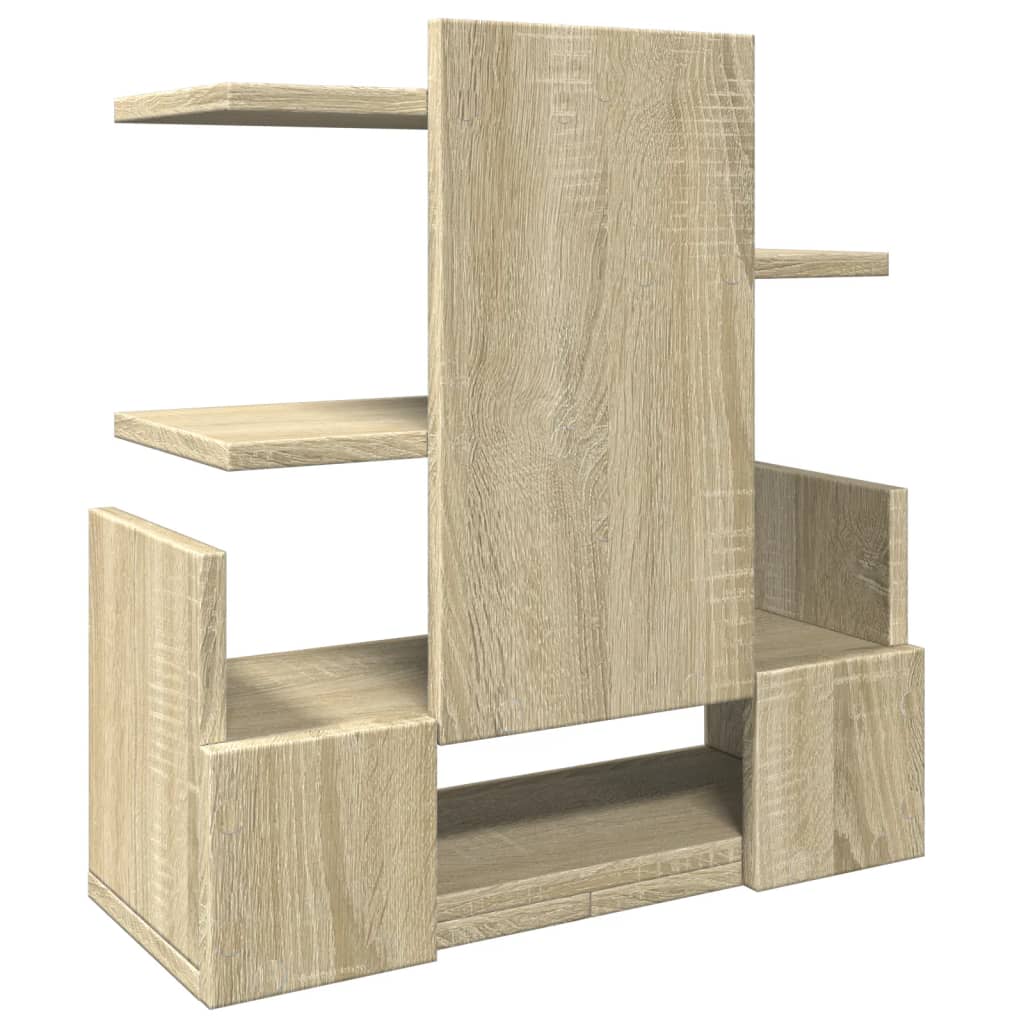 Bureau organiser 49x20x52,5 cm bewerkt hout sonoma eikenkleurig