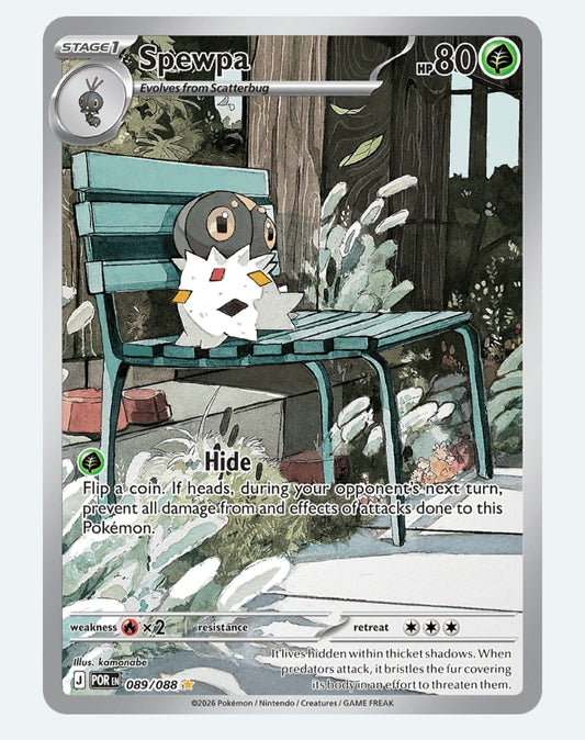 Spewpa - Mega Evolution: Perfect Order 089/088 (Illustration Rare)