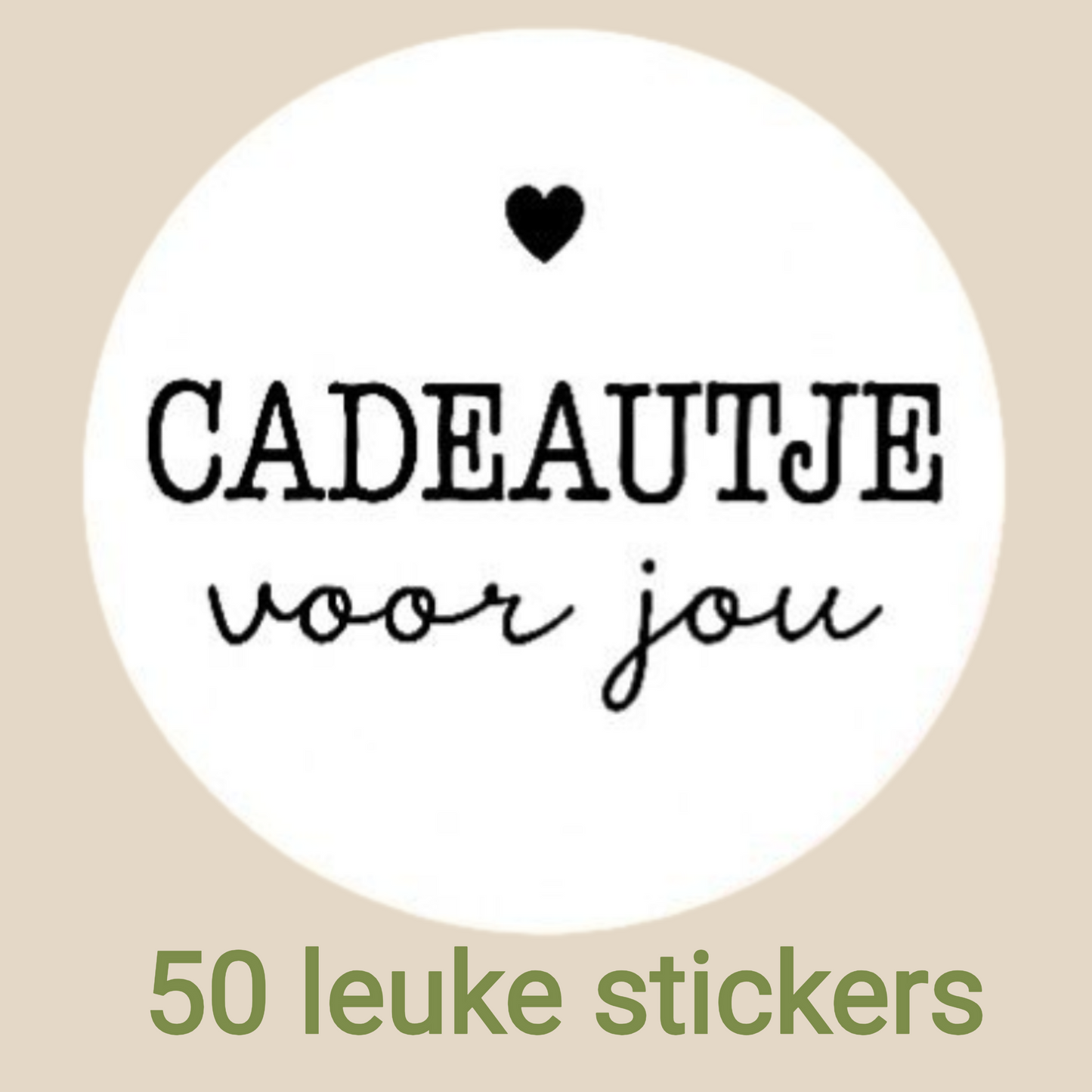 Papieren Tasjes -22x18x8 cm-Incl witte Stickers