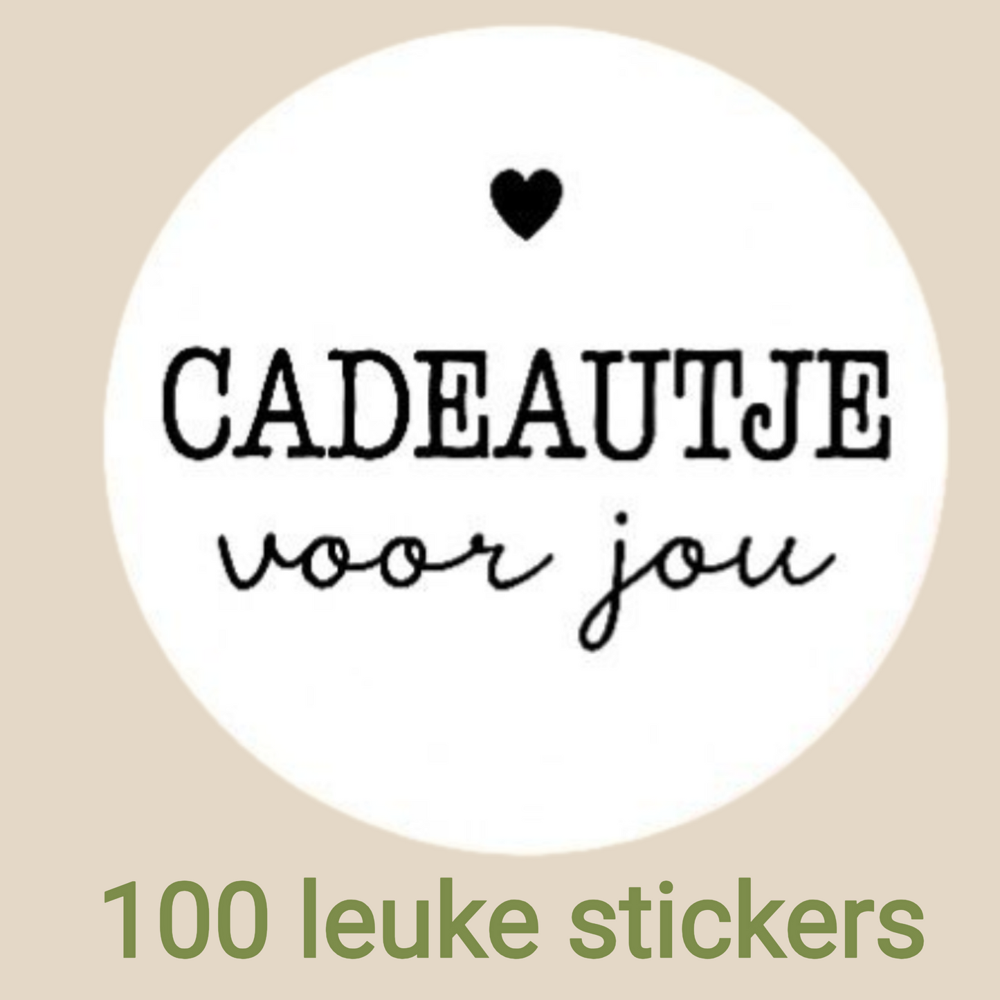 Papieren Tasjes -22x18x8 cm-Incl witte Stickers