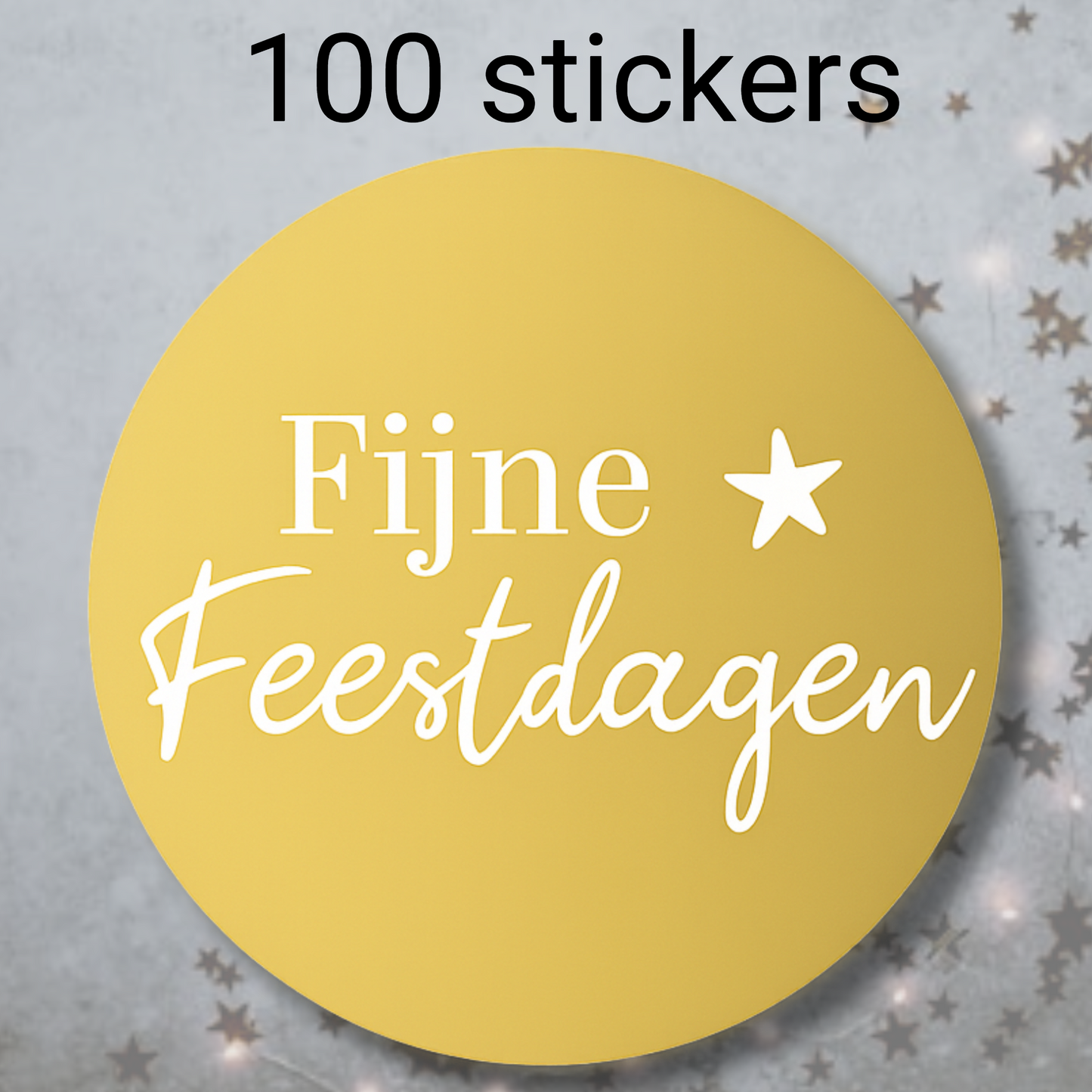 HGN Papieren Tasjes -Cadeautasjes-Cadeauzakjes-100 Stuks-Rood-Incl 100 Stickers-Fijne Feestdagen-18+8x22 cm