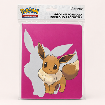 Pokémon Binder Eevee Roze | 40 enkele / 80 dubbele kaarten