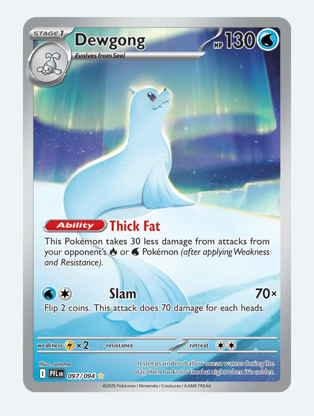 Dewgong - Mega Evolutions: Phantasmal Flames 097/094 (Secret Rare)