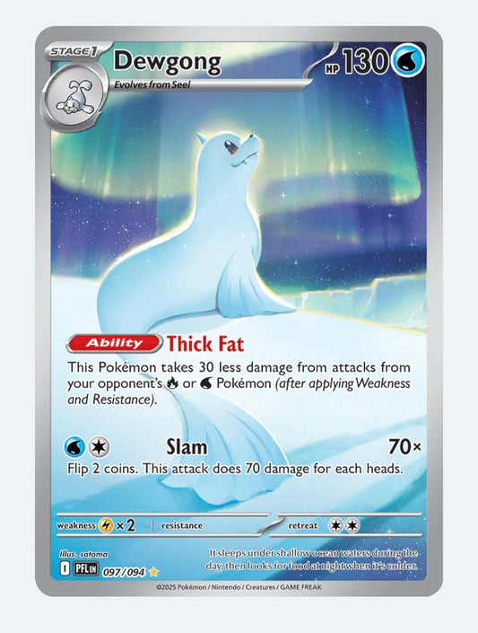 Dewgong - Mega Evolutions: Phantasmal Flames 097/094 (Secret Rare)
