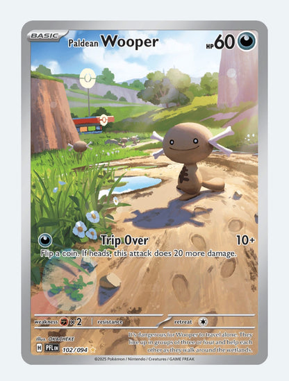 Paldean Wooper - Mega Evolution: Phantasmal Flames 102/094 (Art Rare)