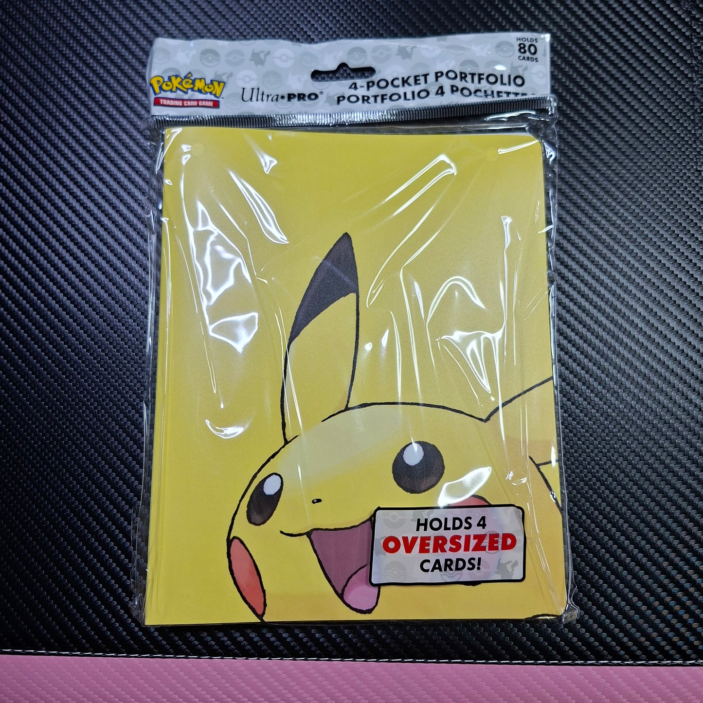 Pokémon Binder Pikachu Geel | 40 enkele / 80 dubbele kaarten