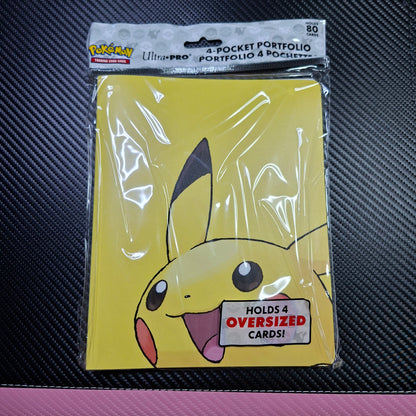 Pokémon Binder Pikachu Geel | 40 enkele / 80 dubbele kaarten
