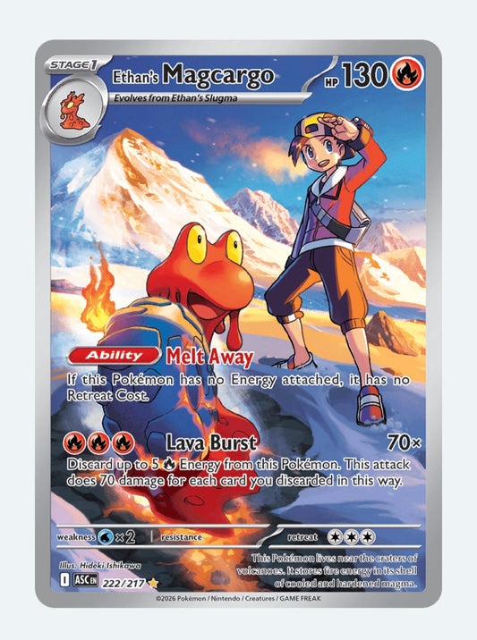 Ethan's Magcargo - Mega Evolution: Ascended Heroes 222/217 (Secret Rare)