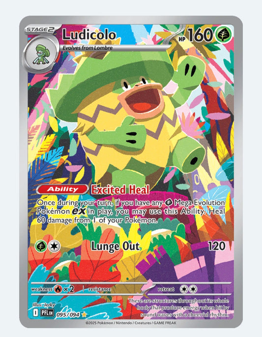 Ludicolo - Mega Evolutions: Phantasmal Flames 095/094 (Secret Rare)