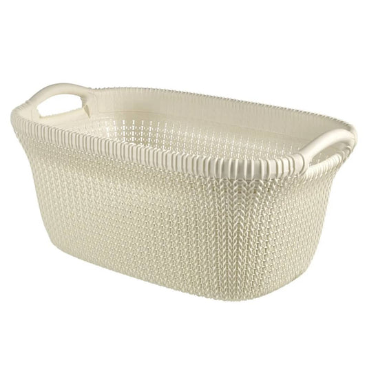 Curver Wasmand Knit 40 L crèmewit