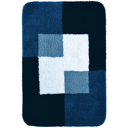 RIDDER Badkamermat Coins 60x90 cm blauw 7103303