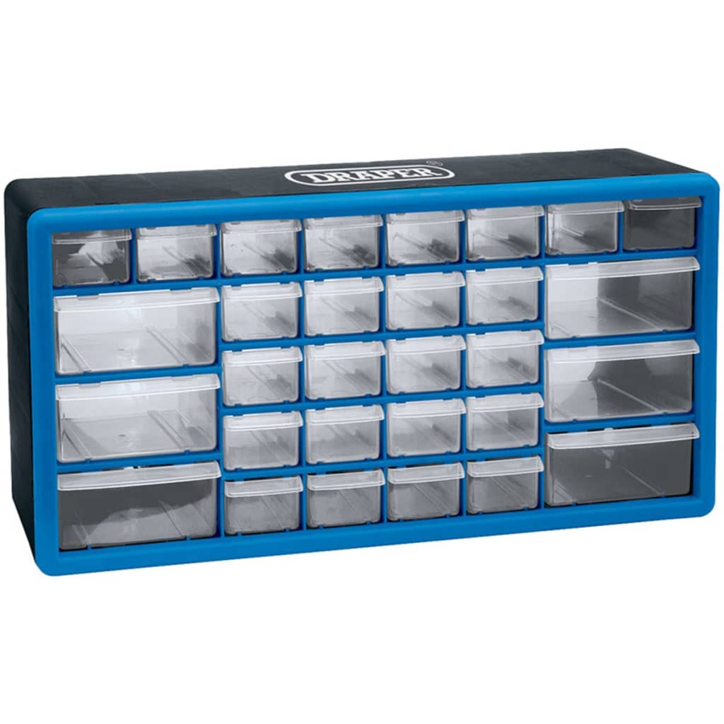 Draper Tools Gereedschapsopbergbox 30 lades blauw 12015