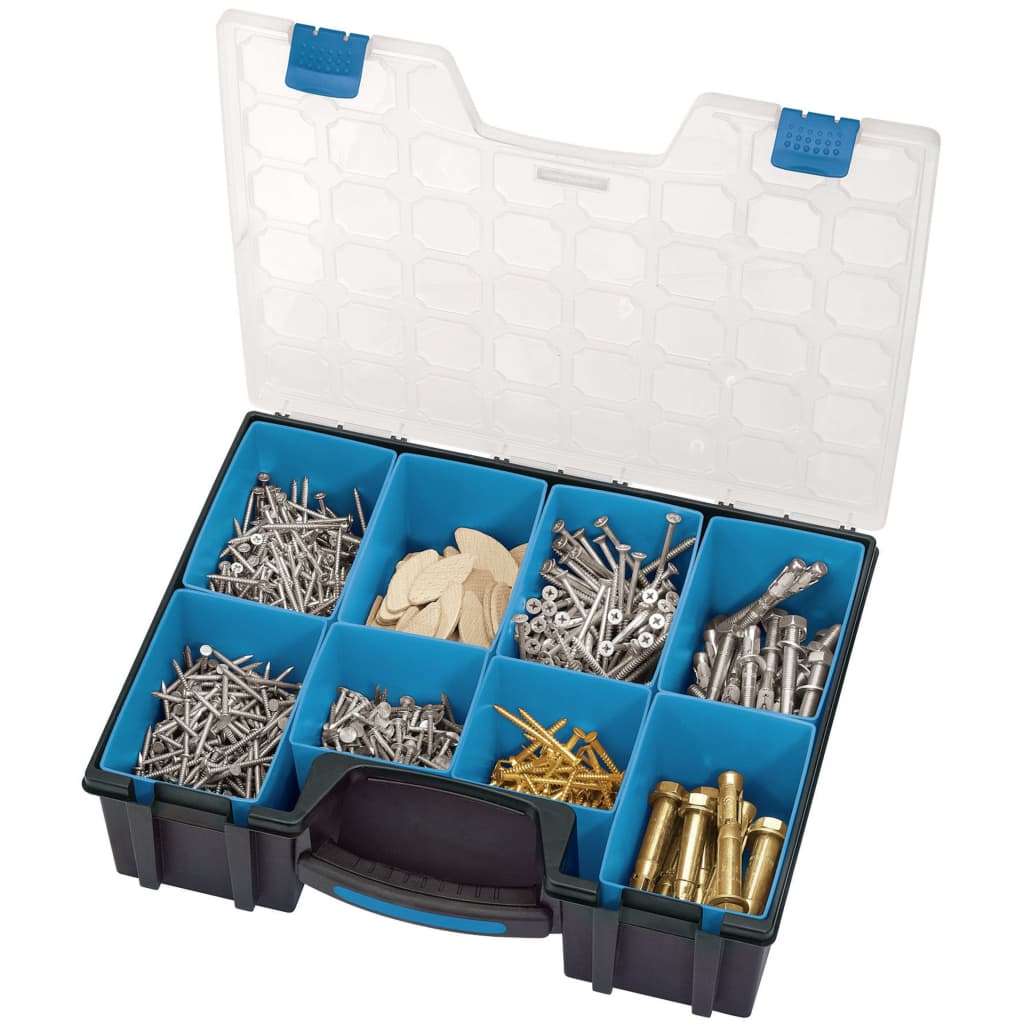 Draper Tools 8-delige Organizer met vakken 41,5x33x11 cm zwart