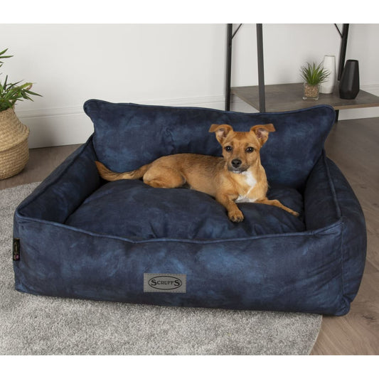 Scruffs & Tramps Hondenmand 60x50 cm Kensington maat M  marineblauw