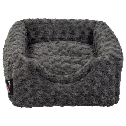 Jack and Vanilla kattenhuis Softy S 40x40x39 cm rosette grijs