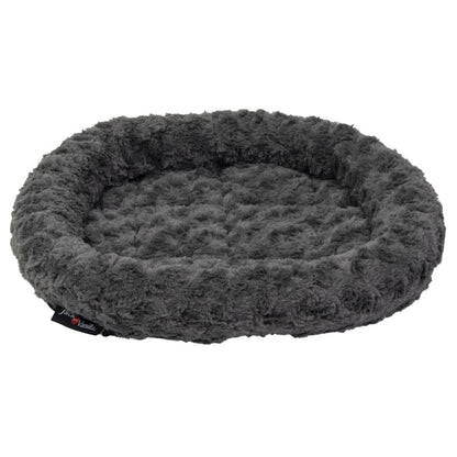 Jack and Vanilla Huisdierenmand Softy XS 45x40x7 cm rosette grijs